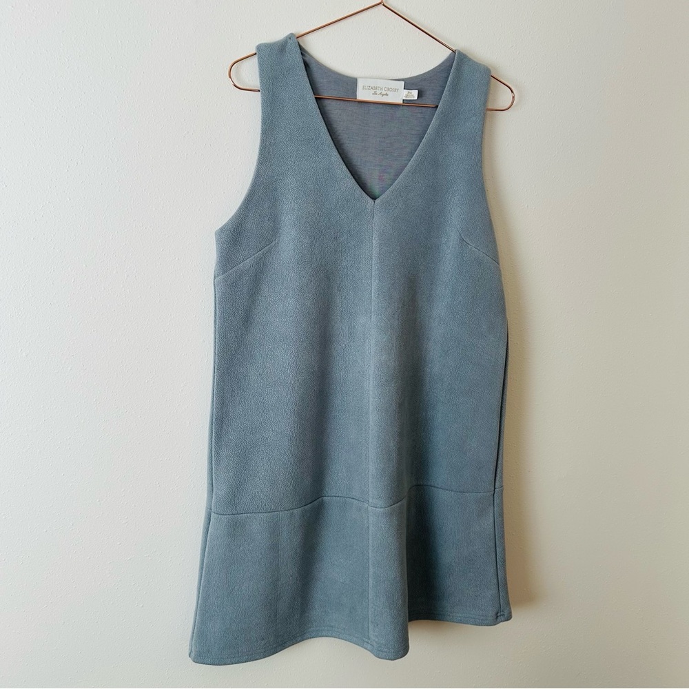 Anthropologie Elizabeth Crosby Princeps Shift Dress sleeveless overallsl dress - Picture 6 of 9